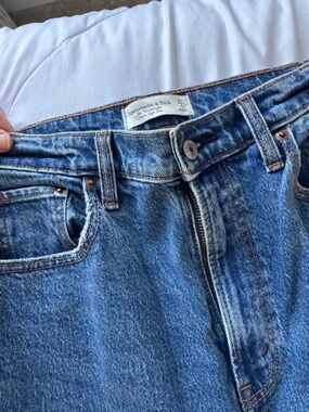 Abercrombie & Fitch Ultra High-Rise Light Blue Denim Jeans